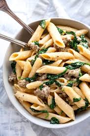 Creamy Italian Sausage Pasta Foodtasia Recipe Creamy Pasta Recipes Italian Sausage Pasta Food