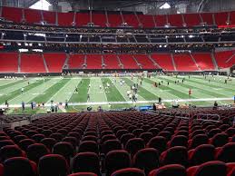 Mercedes Benz Stadium View From Lower Level C129 Vivid Seats