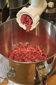 Steak Burgers Using The Kitchenaid Food Grinder Solid Gold Eats Kitchen Aid Recipes Kitchen Aid Mixer Recipes Mixer Recipes