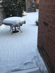 Brs backyard bug busters uses all natural tick and mosquito control applications to control the presence of ticks & mosquitos on your property. How The Snow Fell On My Backyard Patio Oddlysatisfying
