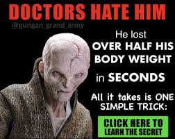 Snoke Click Bate Ad Leader Snoke Body Weight Simple Tricks