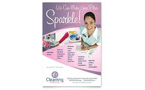 4.1 make sure your cleaning service template is easy to scan in a matter of seconds House Cleaning Maid Services Flyer Template Design