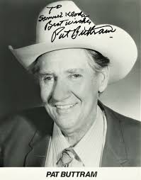 PAT BUTTRAM Signed Photo