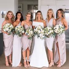Chosen Bride Katie Wears The Byron Gown On Her Wedding Day Standing Next To Her Gorgeous Bridesmaids Photography By Jona Bridesmaid Bride Wedding Dresses