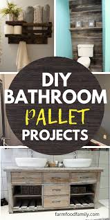 Here are some classy ideas for bathroom wall decor including rustic, vintage, and farmhouse style that will give a beautiful, shabby chic feel to this small space. 27 Stunning Diy Bathroom Pallet Projects Ideas For 2021