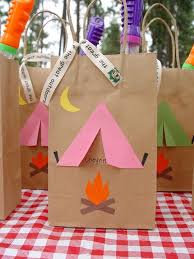 Themed Goodie Bag Ideas For Kids Birthday Party 20 Goodie Bag Ideas For Kids Birthday Parties Camping Party Favors Camping Theme Party Kids Camping Party