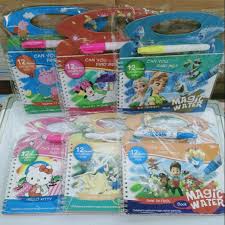 Use watercolor pencils to outline the black and white. Magic Water Coloring Book Shopee Philippines