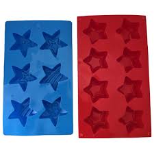 Amazon.com: 2 Star Shaped Silicone Molds – Patriotic Party Stars Soap Mold  – Kids DIY Stellar Star Crayons - 4th of July Holiday Shapes by Jolly Jon :  Arts, Crafts & Sewing
