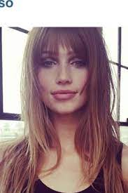 Long Hair With Bangs Face Framing But Not The Big Chunk Out The Middle Of Her Bangs Long Hair With Bangs Long Hair Styles Long Layered Hair