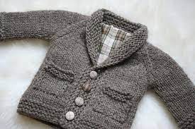 Baby Boy Chunky Knit Cardigan Pattern Free Shipping Available