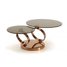 Width (mm) the coffee table can be configured choosing from 5 top and frame finishes. Kesterport Rose Gold Extending Coffee Table Bronze Glass Rose Gold