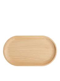 Oval Wooden Tray 25 Cm Beech Wood Kitchen Arket De Wooden Tray Beech Wood Wood Kitchen