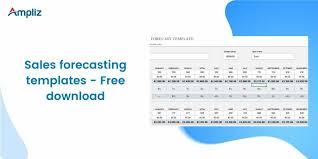 This can include volume and price by item or service. 14 Ultimate Sales Forecast Templates Free Download Ampliz