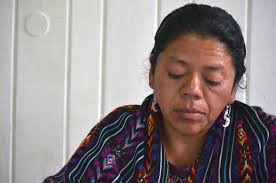 Thanks, mom, says Guatemala indigenous leader up for rights prize
