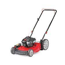 Troy Bilt 21 In 140cc Ohv 2 In 1 Push Lawn Mower Backyardequip Com In 2020 Push Lawn Mower Push Mower Lawn Mower