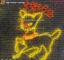 [Hot Item] Outdoor Customized Commercial Christmas Decoration 2D Deer Motif Light