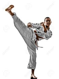 It will be the debut appearance of ka. One Karate Kata Training Teenagers Kid Isolated On White Background Stock Photo Picture And Royalty Free Image Image 33091883