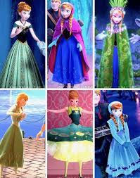 Princess Anna S Dresses Disney Princesses And Princes Frozen Movie Princess Anna Costume