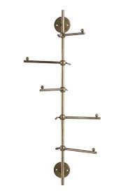 Light Gold Vertical Coat Rack With Swivelling Pegs Rockett St George Vertical Coat Rack Coat Rack Wall Coat Hook Wall