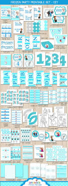 Frozen Party Printable Frozen Birthday Elsa And Anna Party Huge Party Set By Amand Frozen Party Decorations Frozen Party Frozen Birthday Party Decorations