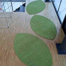 Baby teppich in blatt form (krabbeldecke). Fussmatte Blatt Treppenwolf Shop