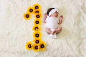 Maybe you would like to learn more about one of these? 1 Month Old Baby Girl Flower Number Monthly Pictures Monthly Baby Pictures Baby Month By Month 1 Month Old Baby