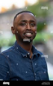 Abdirahman Ibrahim, 31, who survived the Finsbury Park terrorist attack,  outside Finsbury Park Mosque in London