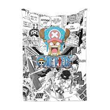 Tony Chopper Manga Panels One Piece Blanket - AnimeBape