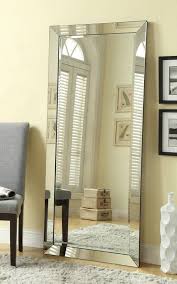 Coaster Furniture Silver Glass Rectangle Mirror Contemporary Floor Mirrors Floor Mirror Floor Length Mirror