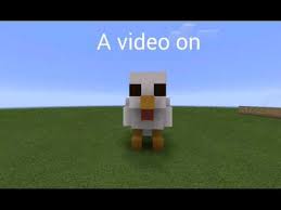 ⛏️ minecraft easy build tutorial :: Minecraft How To Build A Cute And Simple Chicken Youtube