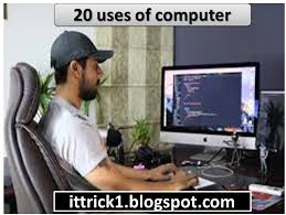Teachers, writers, and most office workers use computers for research, word processing and emailing. Uses Of Computer 20 Uses Of Computer In Our Routine Life Saeed Developer