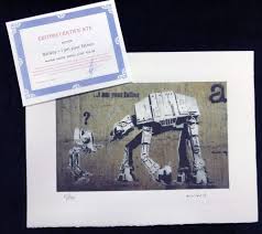 Banksy luke i am your father 16 x 20 poster. Sold Price Banksy I M Not Your Father December 5 0120 8 00 Pm Cet
