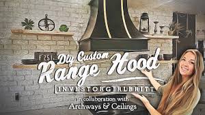 Assemble and install range hood interior face frame. Custom Kitchen Diy Range Hood With Investorgirlbritt Youtube