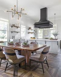 When it comes to livening up your dining room floors, there's no better place to do so than your local flooring america. Parquet Wood Like Tile Floor Transitional Dining Room