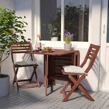 Applaro Klapptisch Aussen Braun Las Braun Ikea Deutschland Rustic Outdoor Furniture Outdoor Tables Balcony Furniture