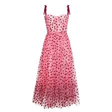 Hearty Corset Midi Dress Dresses Midi Dress Heart Dress