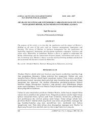 Implikasi dari teori maslow dalam dunia pendidikan sangat penting. Pdf Aplikasi Dan Pengaruh Pemikiran Abraham Maslow Pada Manajemen Bisnis Humanisme Dan Pembelajaran R Rizki Laksana Academia Edu
