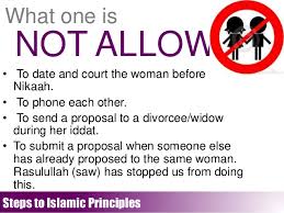 Looking at the other party before marriage. Ppt005 Marriage In Islam Final