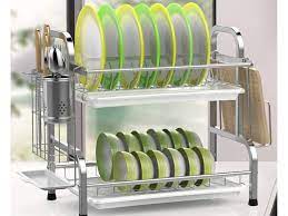 The first thing we did was remove all of the cabinet doors. Best Dish Drying Racks Of 2021