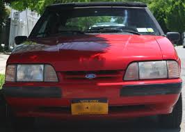 Image result for Bright Red 1991 Mustang