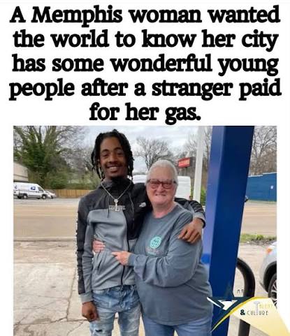 In late 2021, Olivia Binns Jennings pulled into a Marathon gas station in  the Binghampton neighborhood of Memphis, Tennessee. While waiting to pay,  she joked with two young men in front of
