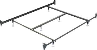 Queen Metal Glide Bed Frame With Headboard Footboard Attachment The Brick