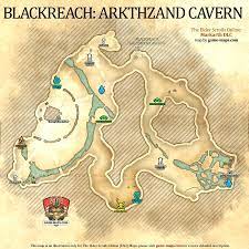 Eso Blackreach Greymoor Caverns Treasure Map 2 Blackreach: Arkthzand Cavern Map - The Elder Scrolls Online (Eso)