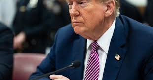 After a year of legal peril, Trump seeks election as a felon, but free