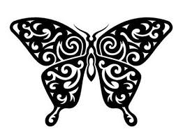 Butterfly heart tattoo butterfly with hearts tattoo 3d. Butterfly Black Black And White Butterfly Tattoo Jpg Cliparting Com