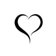 Weitere ideen zu herz tattoo, tätowierungen, tattoo ideen. Two Lines Heart Vinyl Wall Art Black Herz Tattoos Kleine Tattoos Mit Bedeutung Herz Tattoo