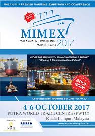Maritime institute of malaysia awards & accolades. Malaysia International Marine Expo 2017 Mimex Maritime Security Asia 2017 Mesa