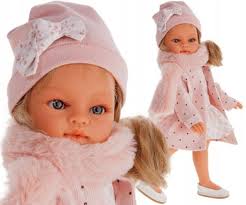 EKSKLUZYWNA LALKA ANTONIO JUAN RECIEN NACIDA EMILY ABRIGO 25089/2589  Zabawki na czasie