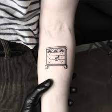 Chest Of Drawers Tattoo Inked On The Left Forearm By Tattooist Pokeeeeeeeoh Tattoos Cool Arm Tattoos Ink Tattoo