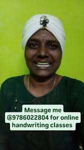 If you want to support me by taking handwriting classes for your kids,  message me @ 9786022804.